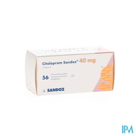 Citalopram Sandoz Comp 56 X 40mg 1