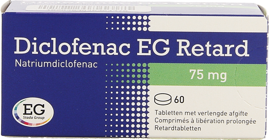 Diclofenac EG Retard   Tabl 60X75Mg 1