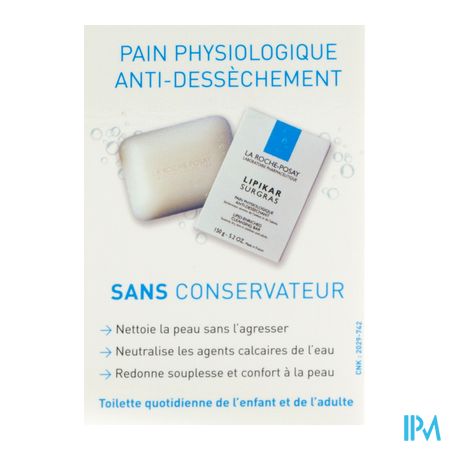 La Roche Posay Lipikar Pain Surgras Duo 2x150g 2Ème -40% 1