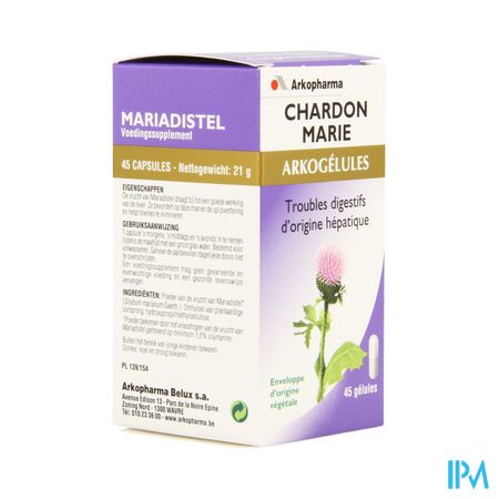 Arkogelules Chardon Marie Vegetal 45 Cfr 4137865