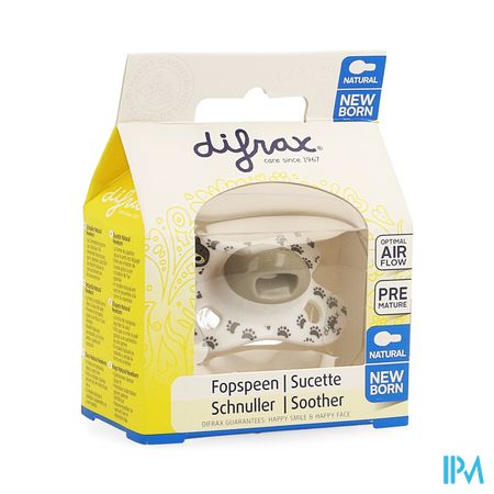 Difrax Sucette Natural Newborn Boy 1