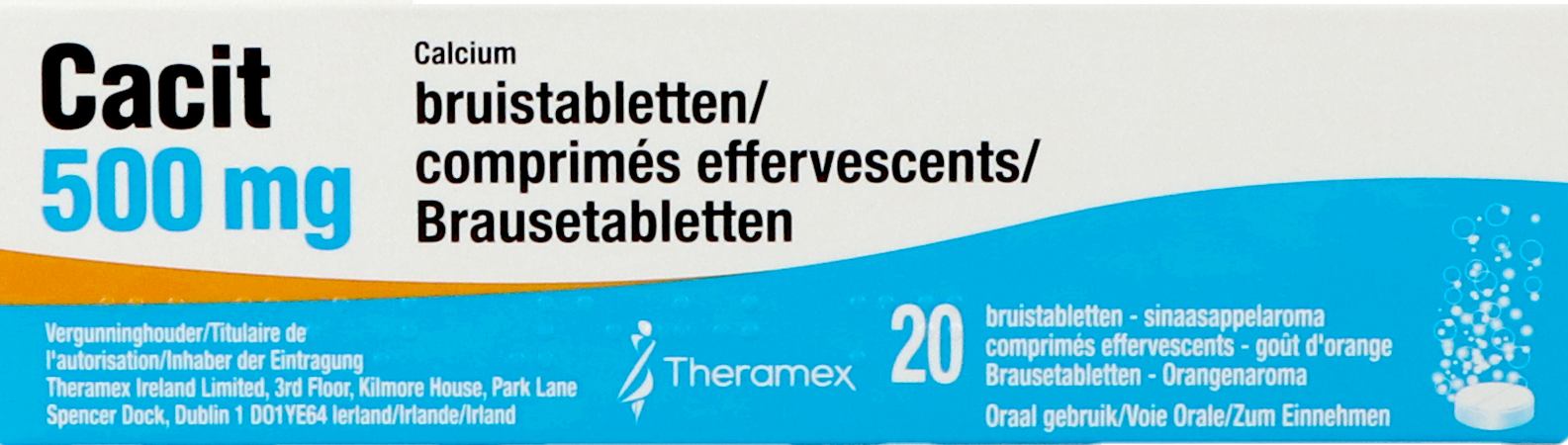 Cacit 500 Bruistabletten Tube 20x500mg 1