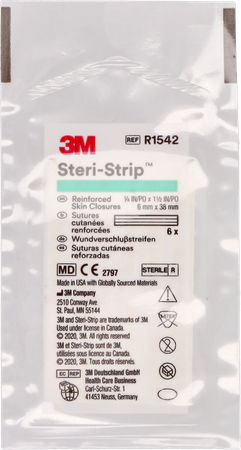 Steri-strip 3m Ster 6,0mmx 38mm Bte 1x 6 1542p-1 3