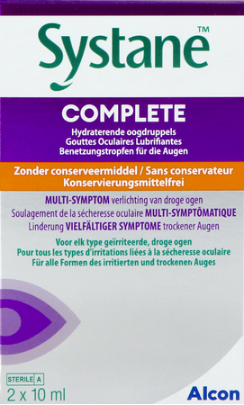 Systane Complete Oogdrup. Z/conserv. Twinpk 2x10ml 4