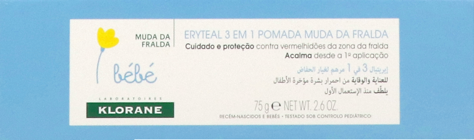 Klorane Bb Eryteal Cr Luierwissel 75g 6