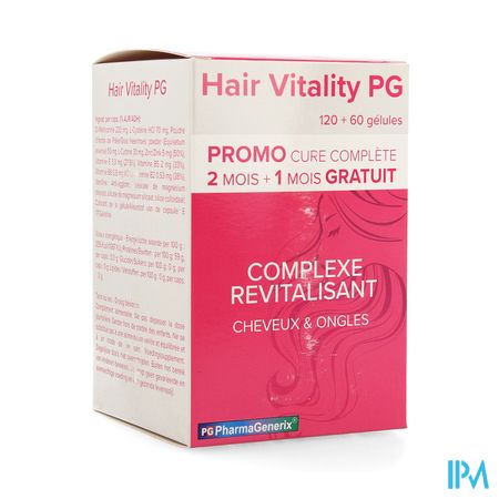 Hair Vitality Pg Pharmagenerix Caps 3x60 Promo