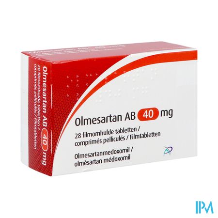 Olmesartan Ab 40mg Filmomh Tabl 28