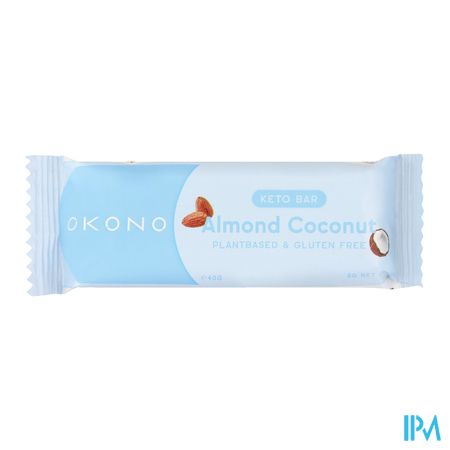 Okono Keto Bar Almond Coconut 40g 1