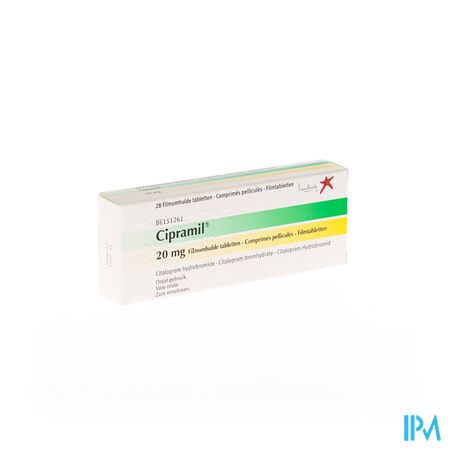 Cipramil Comp Sec 28 X 20mg