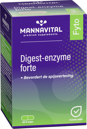 Mannavital Digest Enzyme Forte V-caps 60 5