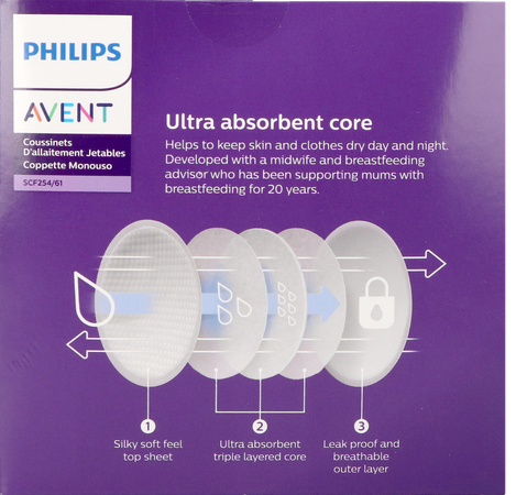 Philips Avent Borstkompres Dag/nacht 60 Scf254/61 7