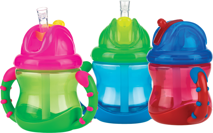 Nuby Flip-it A/lekbeker Handvat 240ml 12m+ Groen 2