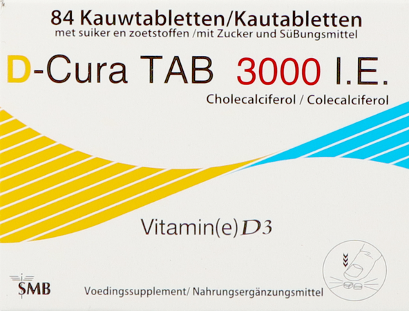 D-cura Tab 3000 Kauwtabletten 84 3