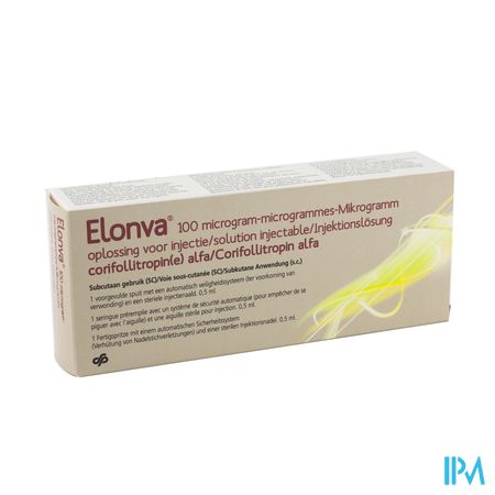 Elonva Voorgev Spuit 0,5ml 100 Mcg