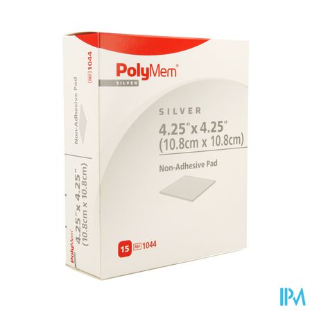 Polymem Silver Niet-klevend Pad 10,8cmx10,8cm 15