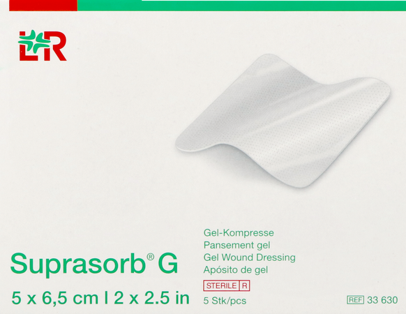 Suprasorb g Kompres New 5x6,5cm 5 33630 4