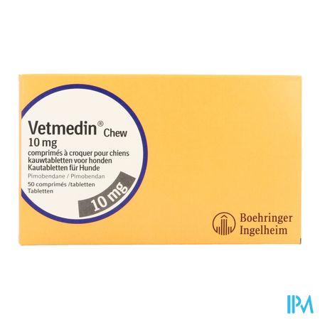 Vetmedin Chew 10mg Kauwtabl Hond 50x10mg 1