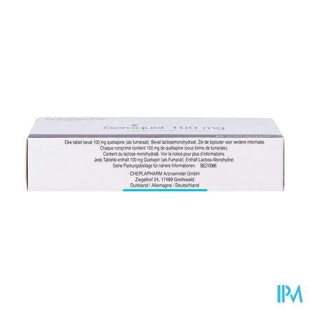 Seroquel 100 Comp 30 X 100mg