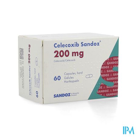 Celecoxib 200mg Sandoz Caps Hard Dur 60