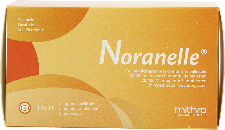Noranelle 20/100mcg Comp Pell 13 X 21 4