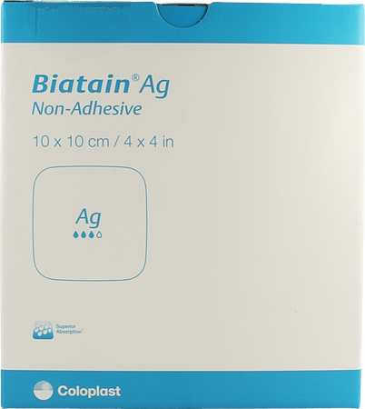 Biatain Ag Schuimverb N/adh 10,0x10,0cm 5 39622 2