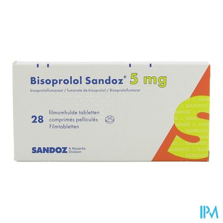 Bisoprolol Sandoz 5mg Tabl 28 X 5mg 3