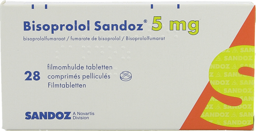 Bisoprolol Sandoz 5mg Tabl 28 X 5mg 3