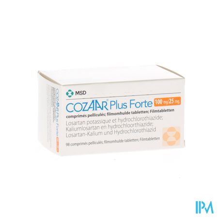 Cozaar Plus Forte 100mg/25mg Comp 98x100mg/25mg