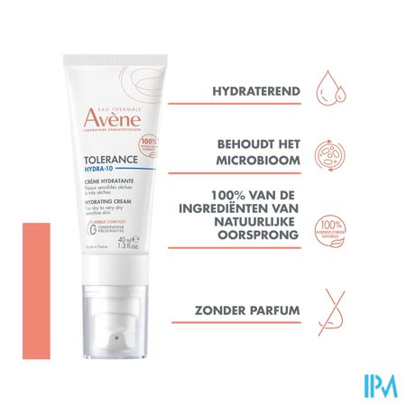 Avene TolÉrance Hydra 10 Hydraterende Creme 40ml 8