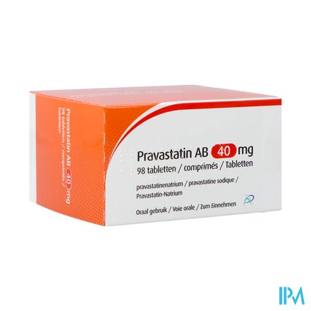 Pravastatin Ab 40mg Tabl 98