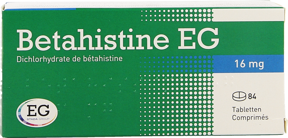 Betahistine EG         Tabl 84X16Mg 1