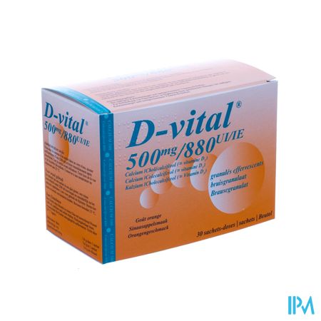 D-vital 500/880 Bruis Zakje 30