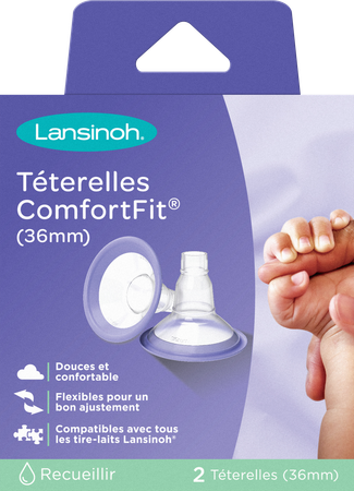 Lansinoh Teterelles Comfort Fit 2x36mm 1