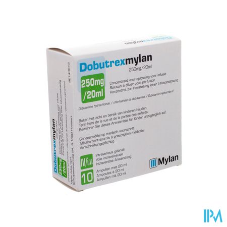 Dobutrex Mylan Inj 250mg/20ml 10 Flac