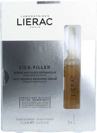 Lierac Cica Filler Serum A/rimpel Herst.amp 3x10ml 2