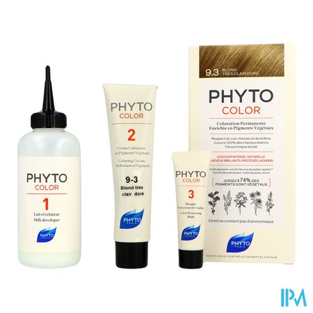 Phytocolor 9.3 Blond Tres Clair Dore 5