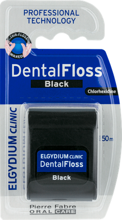 Elgydium Clinic Dental Floss Black 50m 2