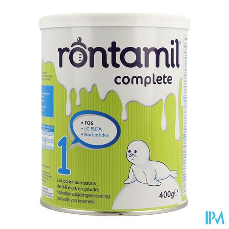 Rontamil 1 Complete Zuigeling. Melk 0-6m Pdr 400gr 1