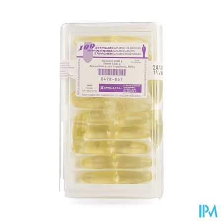 Glycerine Sopreli Supp Ad 100