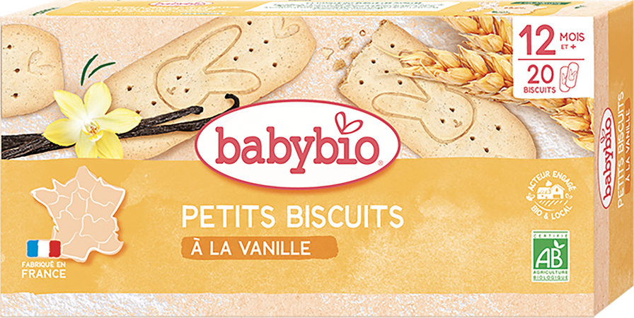 Babybio Babykoekjes Vanille +12m 160g 1