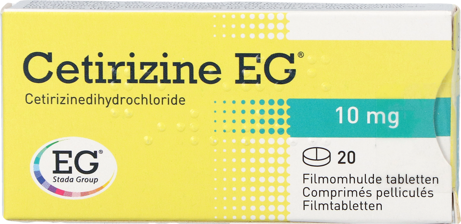 Cetirizine EG          Tabl 20X10Mg 2