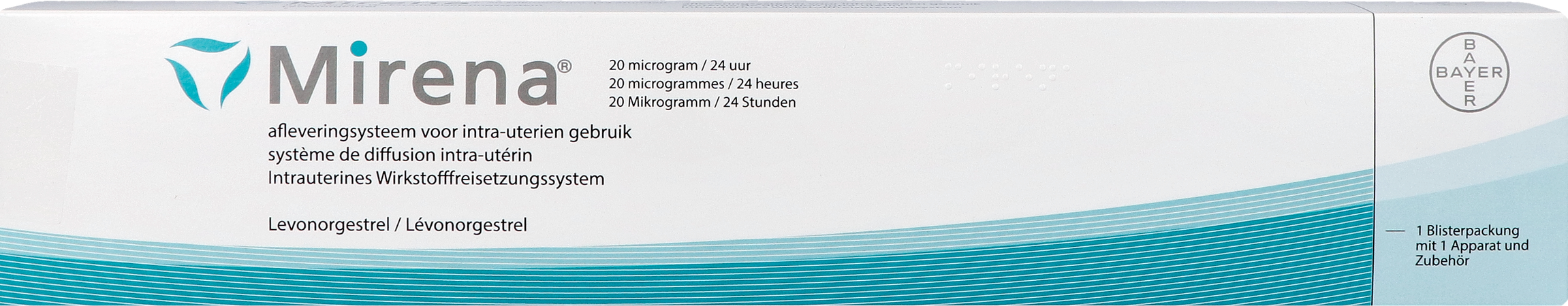Mirena 20mcg/24u Abacus Systeem Intra Uterin 1 1