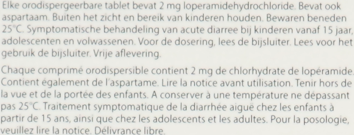 Loperamide Ab 2mg Orodisp. Tabl 20 3