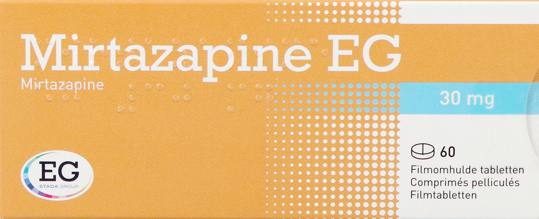 Mirtazapine EG 30Mg Tabl Pell  60X30Mg 2