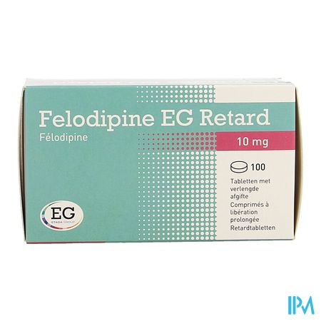 Felodipine EG Retard 10Mg Verl.Afgifte Tabl 100 1