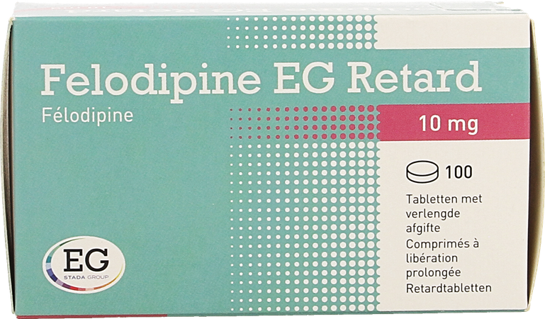Felodipine EG Retard 10Mg Verl.Afgifte Tabl 100 1