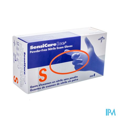 Sensicare Ice Nitrile Handsch.chirurg. Z/pdr S 200