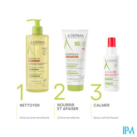 Aderma Exomega Control Emolierende Wasolie 500ml 16