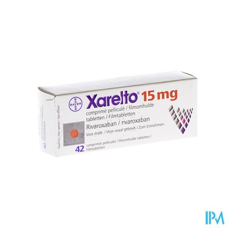 Xarelto 15mg Filmomh Tabl 42 X 15mg 1