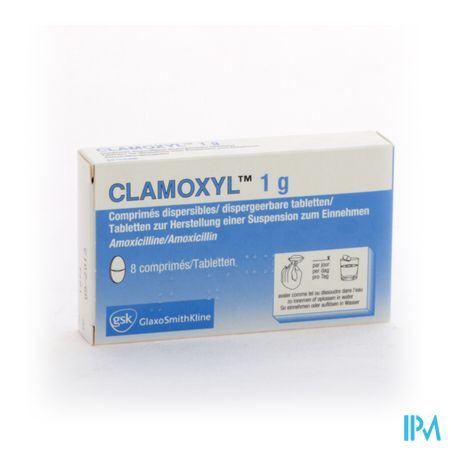 Clamoxyl 1000 "tabs" Comp 8x1000mg 1